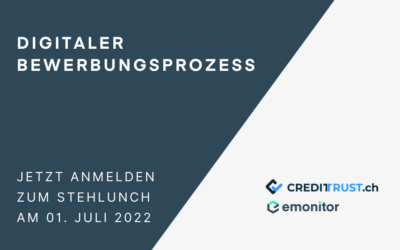 Stehlunch mit CreditTrust & emonitor | 1. Juli 2022