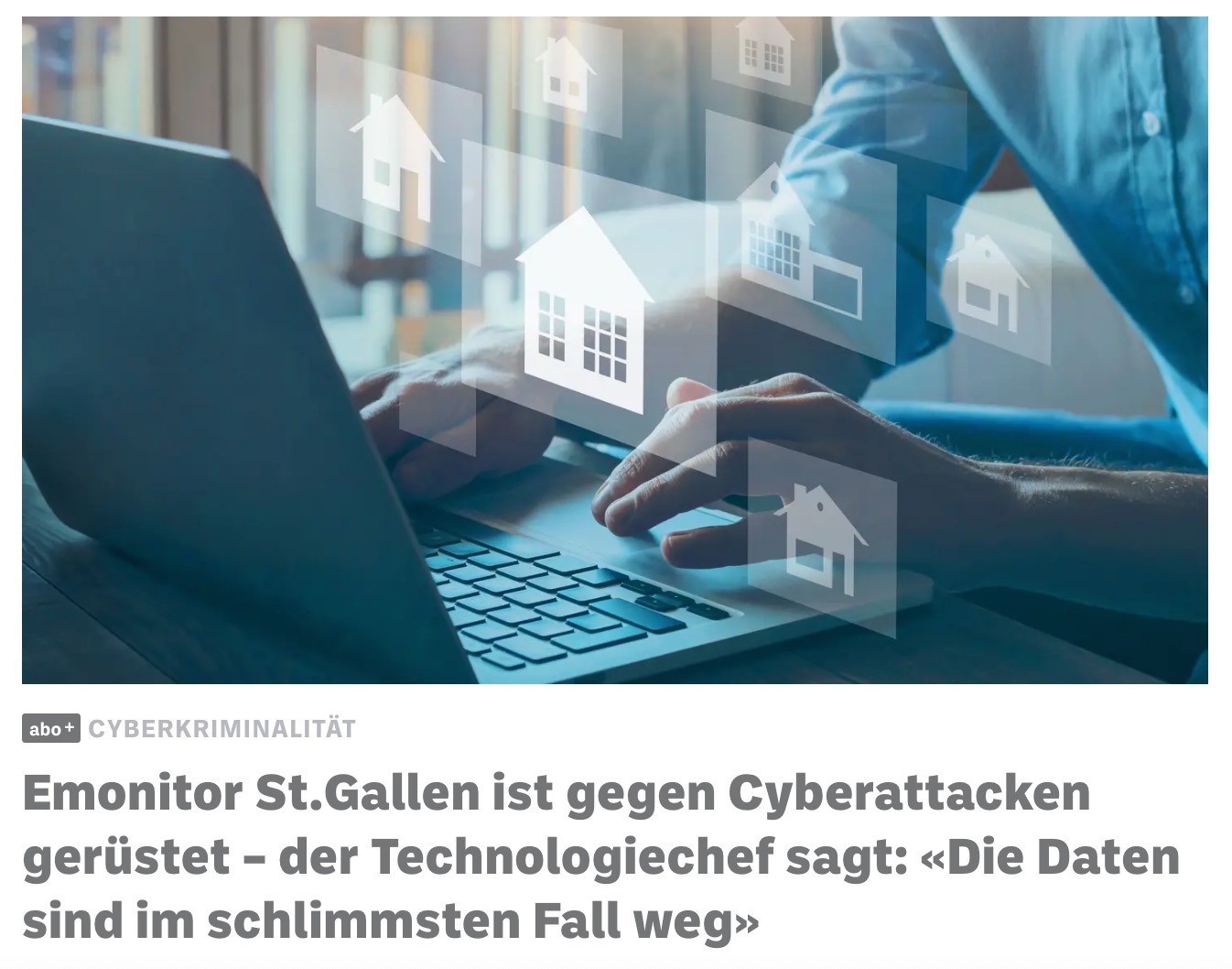 St. Galler Tagblatt - Interview mit Marcel Wehrle - Cyber Security - emonitor