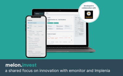 melon.invest: a shared focus on innovation with emonitor and Implenia  